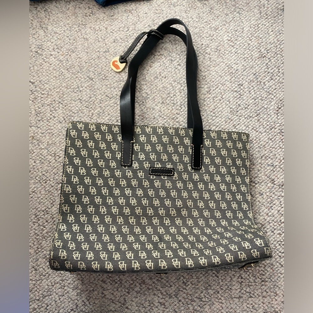 DOONEY & BOURKE VINTAGE JEAN DENIM BLUE PURSE HANDBAG